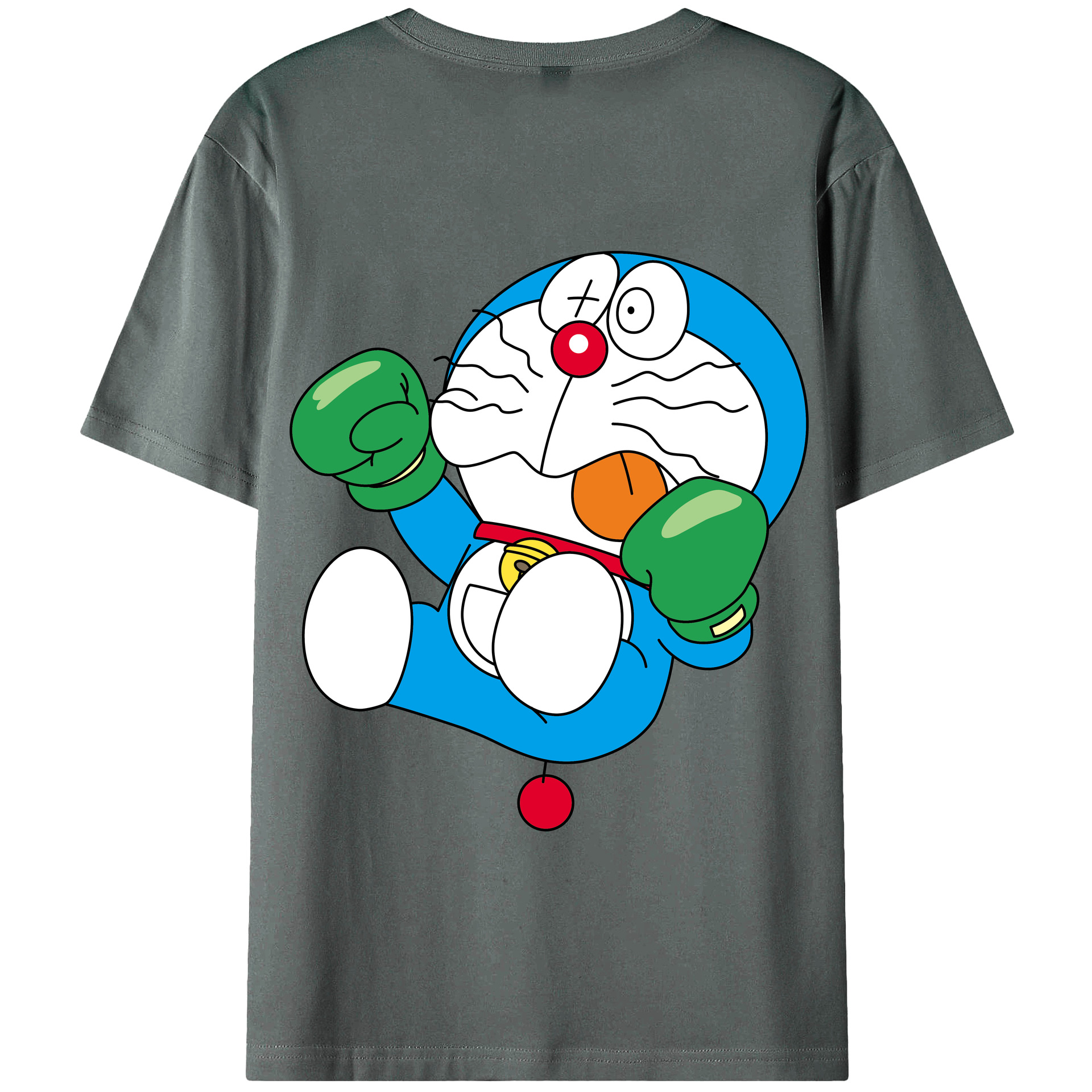 （画像用） ドラえもん Doraemon 綿100％半袖Tシャツ（背面プリント）